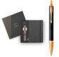 Ручка шариковая Parker 24032b24 IM Premium Black + блокнот, Набор подарочный