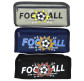 Пенал текстильный Лидер 19*9*4,5см, Foottball микс №942