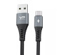 Кабель USB-А - Type-C 3A 2m Nylon Veron NC09