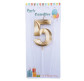Свечка для торта золотистая Цифра-5 Party Candles 7см 031185-5з