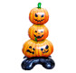 Шарик воздушный фольга Хеллоуин Halloween 3-и тыквы 109*61*40см YY-F0980