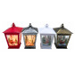 Сувенир Новогодний фонарь LED 13,5*5,5*5,5(верх 8*8)см, ассорти №DW-4004