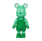 Конструктор 3D Magic Blocks Мишка Bearbrick зеленый 1380 деталь, кор.33*24,5*5см №8100/ZB-137