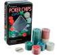 Набор Poker Game Set 100ps в металлической коробке №100-S
