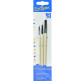 Набор кистей 3 шт Artist Brushes синтетика (№2,6,8) HB573-6A (микс)