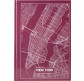 Тетрадь для записей А4 Axent 96л. Maps New York в клетку 8422-543-A