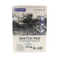 Альбом для эскизов скетчбук В5 (26*18,7см) 30л. 150г/м2 Acmeliae SketchPad на спирали 44027