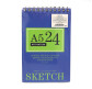 Альбом для эскизов скетчбук 14,8*22,5см 24л. 200г/м2 Art Nation SketchPad на спирали XQSU5200