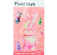 Игрушка кукла Флюидный кролик 23см DIY Fluid с 3-я красками №MRA24-604