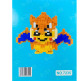 Конструктор 3D Magic Blocks Мультяшка дракончик 23см 1031 дет, №7235