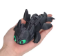 Игрушка пластик 3Д-принт Дракон Черная/Белая Фурия Кидс 8см, ассорти 4700