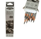 Карандаш простой графитный для ескизов Acmeliae 8B Drawing High Quality Pencil 1шт 8000-8B
