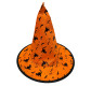Хэллоуин Шляпа ведьмы для Хеллоуин Halloween оранжевая 26-171