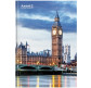 Тетрадь для записей А4 Axent 96л. City,  London в клетку 8425-5-A