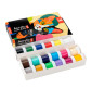 Краски акриловые Arteo набор 18цв. по 10мл ColorСat матовая 322112009