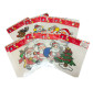Наклейки для окон 20*24см Новогодние 3D, в ассортименте 6244-2