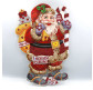 Украшение новогоднее бумажное - Плакат двухсторонний №121651-81 40*30см Санта з Новим Роком (укр)
