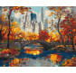 Картина раскраска по  номерам на холсте  - 40*50см Идейка КН3656 Золотой парк
