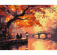 Картина раскраска по  номерам на холсте  - 40*50см Идейка КН6368 Осенняя идиллия