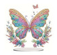 Алмазная мозаика на подставке 20*24см Никитошка №237 Бабочка в цветах