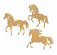 Заготовка для декорирования Rosa Talent (ХДФ) набор 3шт Конь-2 8*10см 48017861