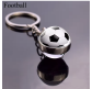 Брелок металлический Мяч теннисный 3д стеклянный шар 2см 3694