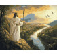 Картина раскраска по  номерам на холсте  - 40*50см Идейка КН2571 Взгляд Спасителя