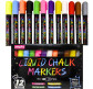 Набор меловых маркеров 12шт MagiArt 6мм Неон №6166-А-12