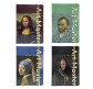 Блокнот А5 80л. Оопт с резинкой клетка 15173 Art Master Портрет