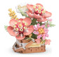 Конструктор 3D Boutique Цветочная корзина 8,7*10,4см, 455 деталей №2059/1086