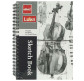Блокнот для графики скетчбук спираль Контрабас A4 60л 160г/м Ellot 001-A4CLBZ