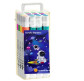 Маркер универсальный акриловый круглый Acrylic Marker набор 12шт Космонавт №222-12 в пластиковом чемоданчике