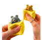 Сквиш антистресс Мышка в сыре Mouse cheese 4,5см ассорти SA1229
