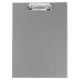 Кліпборд А4 PVC BUROMAX 3411_Серый
