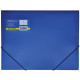 Папка А4 на гумках пластик BUROMAX 3913_Синий