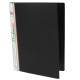 Папка А4 з 2 кільцями DATUM 25мм пластик D1812_Черный