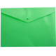 Папка-конверт А4 з кнопкою BUROMAX непрозорий 3925_Зеленый