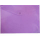 Папка-конверт А4 з кнопкою BUROMAX непрозорий 3925_Фиолетовый