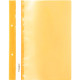 Швидкозшивач А4 пласт. с перфорац Norma 5262_Желтый