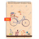 Блокнот спіраль А5 70арк KIRIsketch картон 2мм, Велосипед 770518-*_в точку