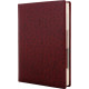 Щоденник А5 OPTIMA 2020 Ostrich, крем блок O25228-**_Бордо