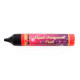 Контурна фарба з 3D ефектом 25мл Santi Liquid transparent Point 7421**_Красный