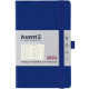 Щотижневик 12,5*19,5 Axent 2024 Partner Soft Diamond 8518-24-**-A_Синий