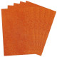 Фоаміран (китай) А4 Флексика 1,3мм GL EVA-1,3-*** ! Поштучно 1/5 ! з глітером_оранжевый (003)