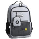 Рюкзак (ранець) м'який Juxianzi S324 Design 50*33*16см_Серый светлый