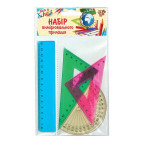 Лінійки-набір 4пр 1 Вересня 370264 лінійка 15см