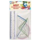 Лінійки-набір 4пр 1 Вересня 370263 лінійка 15см