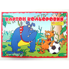 Картон кольоровий А4 9арк ФОЛДЕР 235г/м 00015