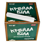 Крейда біла 100шт. 1 Вересня ШКІЛЬНА 12*12мм 400070