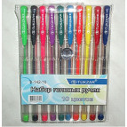 Гелеві ручки TUKZAR набір 10шт Нєон Tz-142-10
